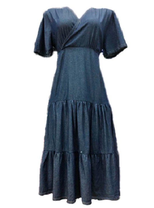 Vestido campesino cruzado